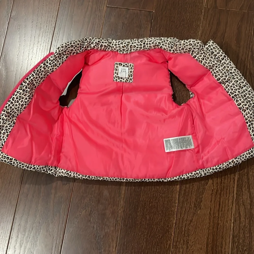Baby Gap Toddler Leopard Puffler Vest - Picture 4 of 7